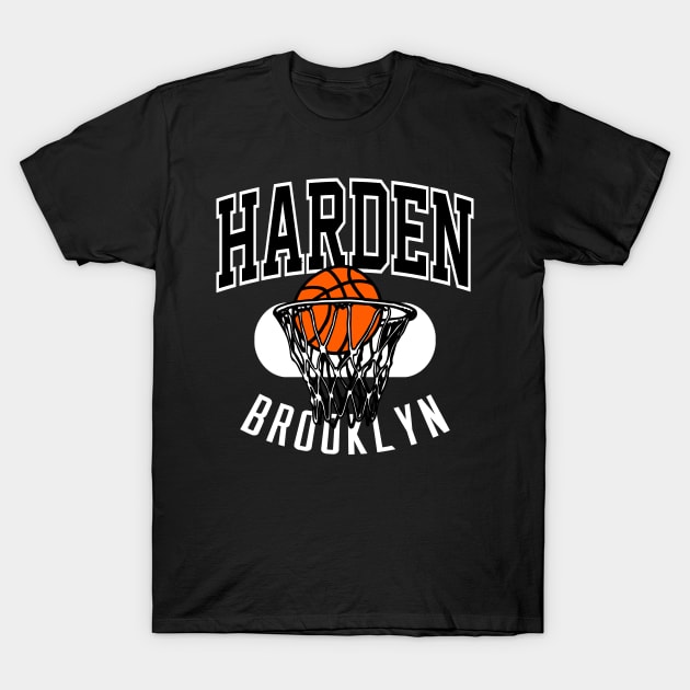 Brooklyn Retro Basketball Harden T-Shirt by funandgames